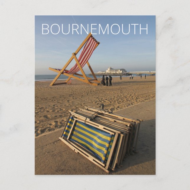 Bournemouth Postkarte (Vorderseite)