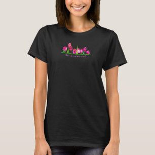 Bournemouth UK Tulpen Aquarell Frauen Mädchen Gart T-Shirt