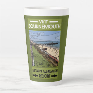 Bournemouth Vintag Retro Seaside Milchtasse