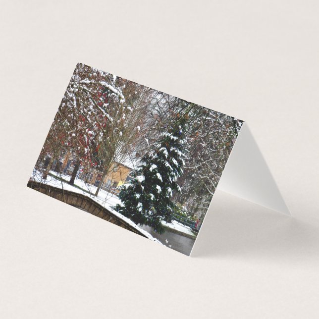 Bourton auf dem Wasser Weihnachtsbaum Cotswolds (Vorderseite)