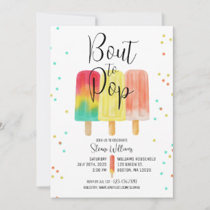 BOUT TO POP - Einladung zur Kinderdusche