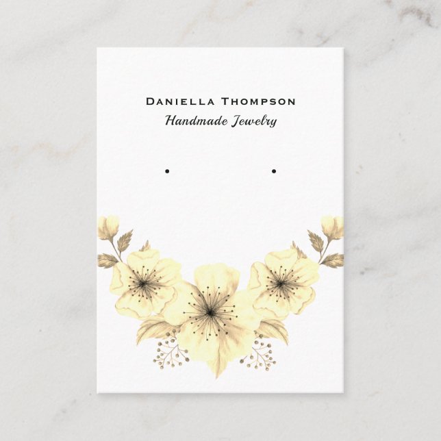 Boutique Blumenschmuck Visitenkarte (Vorderseite)