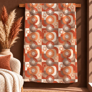 Boutique Boho Formen Terrakotta Braunes Decke Gesc