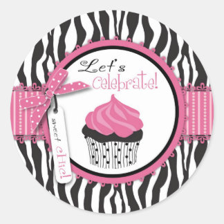 Boutique Chic Cupcakes Aufkleber