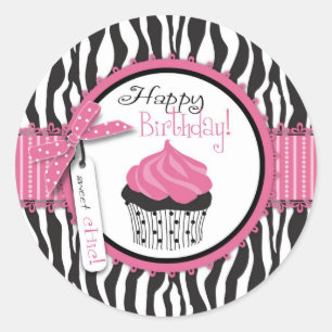 Boutique Chic Cupcakes Aufkleber 2