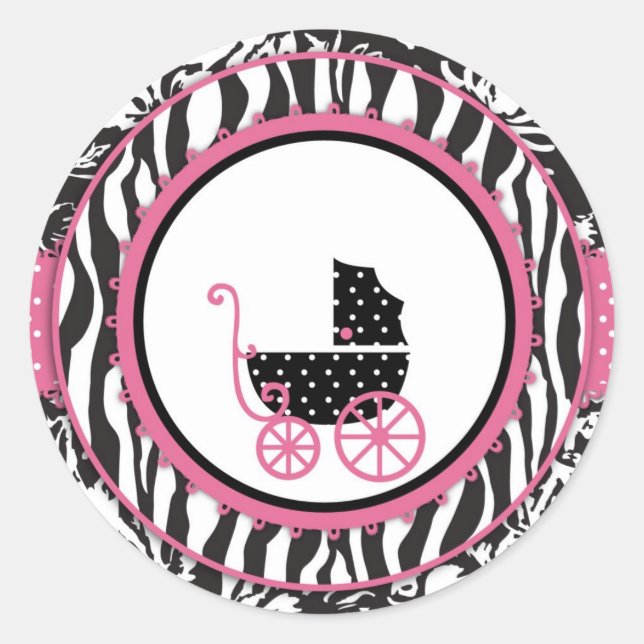 Boutique Chic Sticker2_Hernandez Runder Aufkleber (Vorderseite)