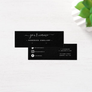 Boutique Einfache Minibildschirmkarte mit Ohrring