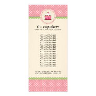 Boutique für Backwaren Werbekarte