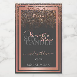 Boutique Produktverpackungen Etiketten Grau und Ro