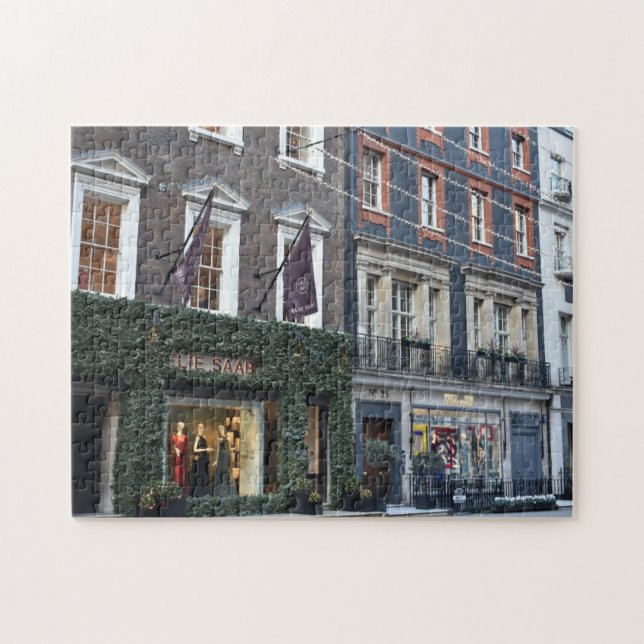 Boutiquen entlang Bruton Street, Mayfair, London,  Puzzle (Horizontal)