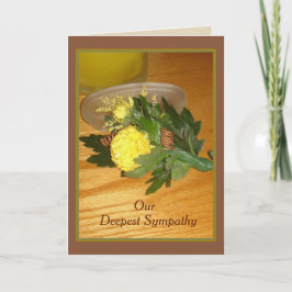 "Boutonniere" Sympathy Card w/Envelope Karte