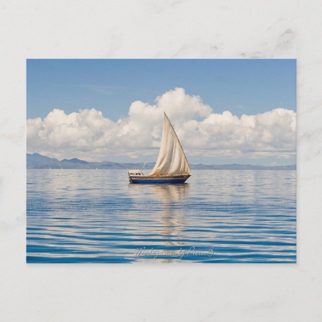 Boutre malgache postkarte (Vorderseite)