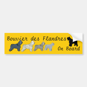 Bouvier DES Flandres an Bord Autoaufkleber