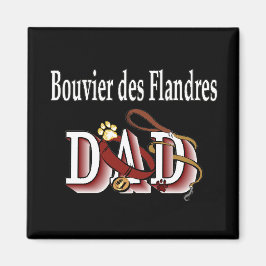 Bouvier des Flandres dad Magnet