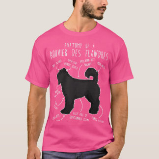 Bouvier Des Flandres Dog Anatomie T-Shirt