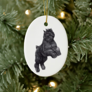 Bouvier des Flandres Dog Art Ornament