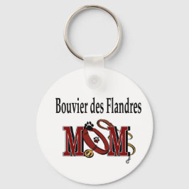 Bouvier des Flandres Dog MAMA Schlüsselanhänger