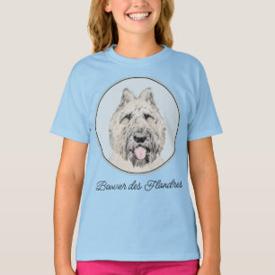 Bouvier des Flandres Gemälde - Originale Hundekuns T-Shirt