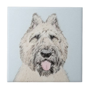 Bouvier des Flandres Painting - Original Dog Art Fliese