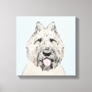 Bouvier des Flandres Painting - Original Dog Art Leinwanddruck