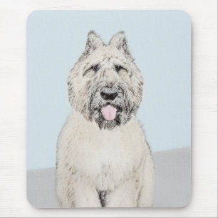 Bouvier des Flandres Painting - Original Dog Art Mousepad