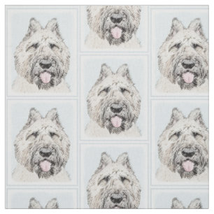 Bouvier des Flandres Painting - Original Hund Kuns Stoff