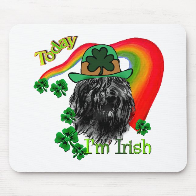 Bouvier des Flandres St Patricks Mousepad (Vorne)