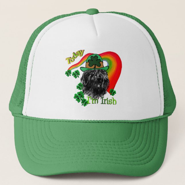 Bouvier des Flandres St Patricks Truckerkappe (Vorderseite)