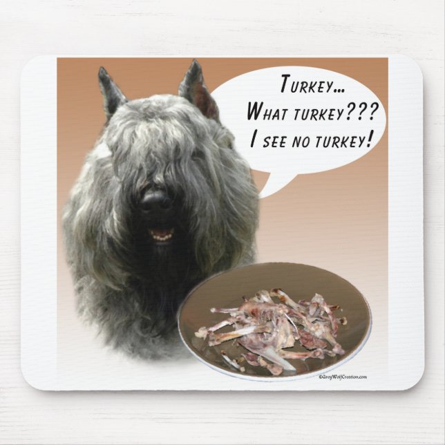 Bouvier des Flandres Türkei Mousepad (Vorne)
