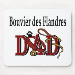 Bouvier des Flandres Vater Geschenke Mousepad