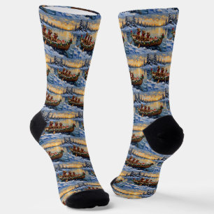 Bouvier des Flandres Weihnachtsboot-Feiertag Socken