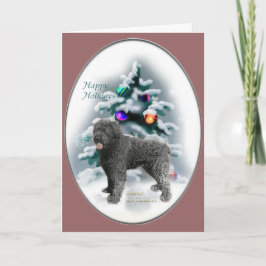 Bouvier des Flandres Weihnachtsgeschenke Feiertagskarte