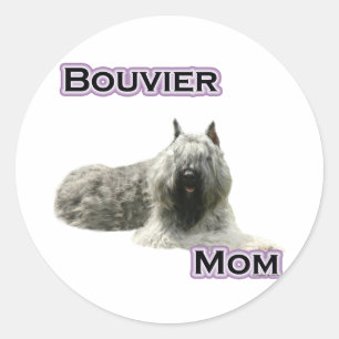 Bouvier Mama 4 - Aufkleber