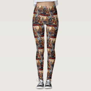 Bouviers des Flandres Dog Roller Untersetzer Weihn Leggings