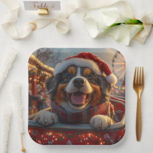 Bouviers des Flandres Dog Roller Untersetzer Weihn Pappteller