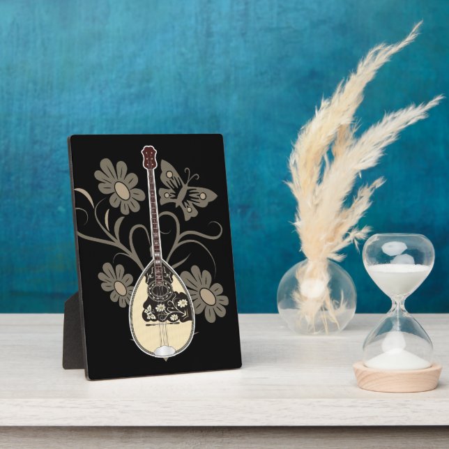 Bouzouki Fotoplatte (Seite)