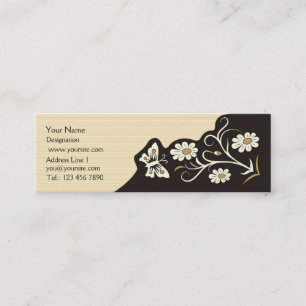 Bouzouki Skinny Business Cards Mini Visitenkarte