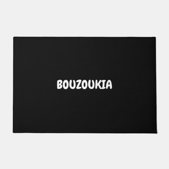 Bouzoukia Design Griechenland Geschenke Doormat Fußmatte (Vorderseite)