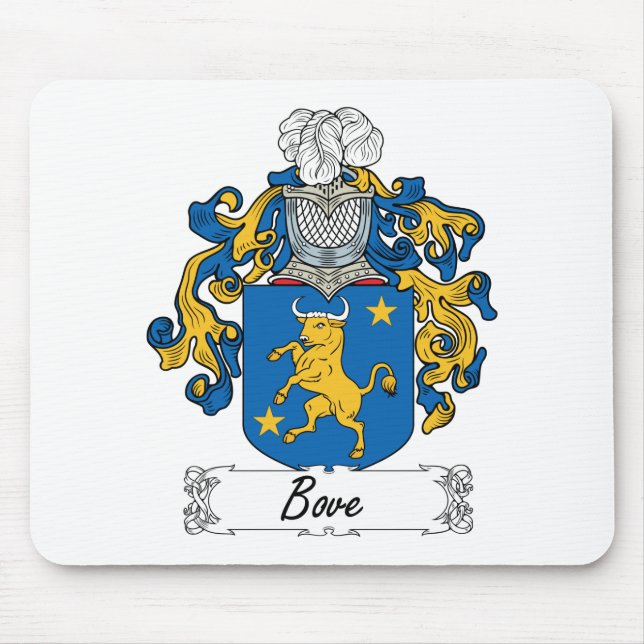 Bove Familienwappen Mousepad (Vorne)