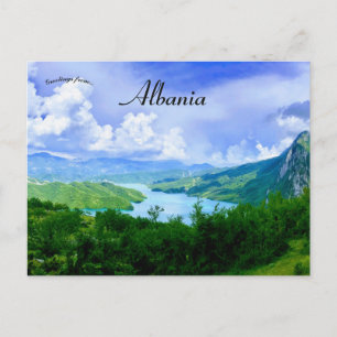 Bovilla Stausee in Albanien Postcard Postkarte