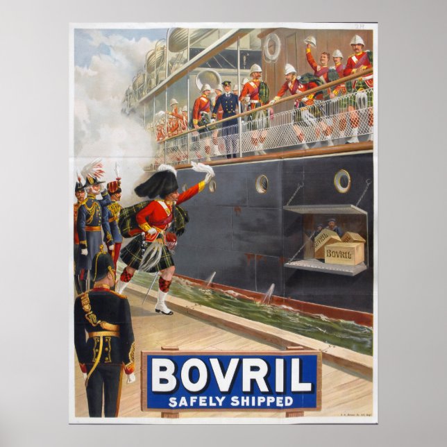 Bovril - Safely Shipped, 1902 Poster (Vorne)