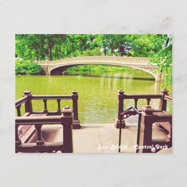 Bow Bridge Postcard Postkarte (Vorderseite)