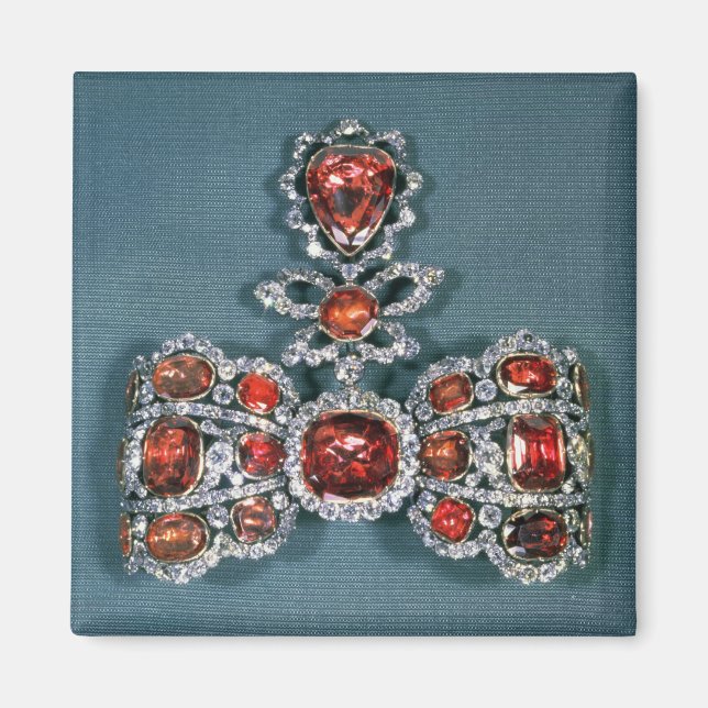 Bow Brooch Set mit brillant Magnet (Vorne)