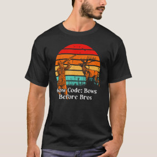 Bow Code Jagd Freunde Jäger Buddy Regeln 1 T-Shirt