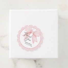 Bow Danke Geschenkanhänger