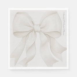 Bow Elegant Brautparty Decor Serviette