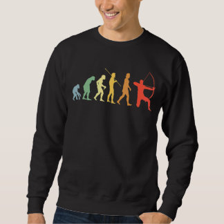 Bow Evolution Retro Archery Archer Sweatshirt