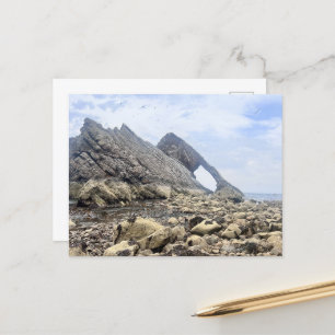 Bow Fiddle Rock Aberenshire Feiertagspostkarte