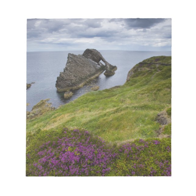 Bow Fiddle Rock, Portknockie, Schottland Notizblock (Vorderseite)