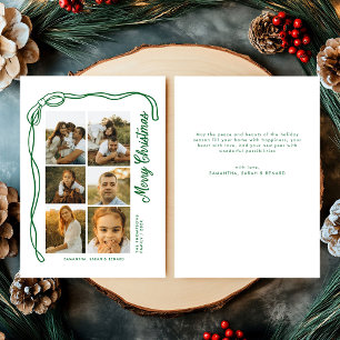 Bow Frohe Weihnachten Familie 6 Fotos